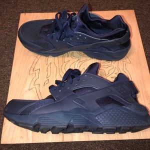 Nike Air Huaraches Navy Blue Men